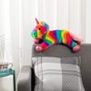 HollyHOME Plush Unicorn Stuffed Animals Rainbow Unicorn Toy Holiday Birthday Gift for Girls 16 Inch