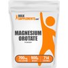 BulkSupplements.com Magnesium Orotate Powder - Magnesium Supplement, High Absorption Magnesium, Magnesium Orotate Supplements - Gluten Free, 700mg (49mg of Magnesium) per Serving, 500g (1.1 lbs)