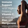 Emergen-C 1000mg Vitamin C Powder for Daily Immune Support Caffeine Free Vitamin C Supplements with Zinc and Manganese, B Vitamins and Electrolytes, Super Orange Flavor - 60 Count/2 Month Supply