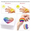 Konsait 96 Sheets Pride Temporary Tattoos, Vibrant Flag Heart Rainbow Tattoos, Waterproof Body Face Pride Makeup Tattoos for Kids Man Women, Pride Party Favors, Pride Equality Parades Celebrations