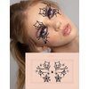 Spiderwebs Face Jewels ✮ Mercy London Spider Costume Accessories Face Gems Jewels All In One Halloween Headpiece Stick On