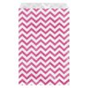 N'icePackaging 50 Qty 6" x 9" Mixed Chevron Flat Plain Paper Gift Bags or Patterned Decorative Bags for candy, cookies, merchandise, pens, Party favors, showers, holidays, events and gifts