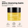 Hanskin PHA Pore Cleansing Oil and PHA Cleansing Balm, Sample Trial Size, Travel Size Mini Makeup Remover Set, Gentle Blackhead Cleanser for Sensitive Skin [30 ml/Pack of 2] + [8g/PHA Balm]