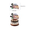 44 Pcs Snake Birthday Party Supplies Includes Snake Happy Birthday Banner, Cake Topper, Cupcake Toppers, Balloons, Reptile Snake Theme Party for Kids Teens Fans Birthday Party Decorations