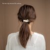 White Flower Hair Barrettes for Women Small Decorative Hair Clips with an Appearance of Blooming Flowers Elegant Hair Clips with Pearls for Prom and Wedding