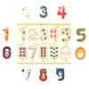 Puzzles for Toddlers 2-4, Wooden Puzzles for Toddlers, Wood Peg Puzzle for Preschool Kids, Number Learning Puzzles Baby Board Puzzle Toys, 1 2 3 Shape Knob Puzzle for Girls Boys 18Months and Up