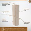 Nexskin 6" Organic Latex Free American Cotton - Comfort Elastic Bandage with Single Hook & Loop Closure - Beige, 2 Pack