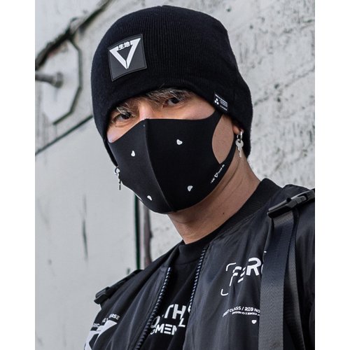 Fabric of the Universe Techwear Graphics Neoprene Face Mask (AVAX-04, Small)