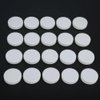20Pcs White Plastic Rattle Box,Noise Maker Insert Squeaker Ring Box,DIY Doll Gift and Pet Toy,Repair Fix Rattle Doll and Pet Toy Accessories (15mm)