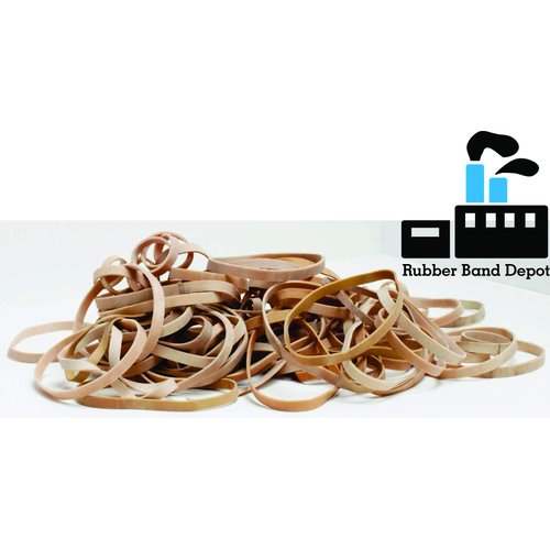Rubber Bands, Rubber Band Depot, Size #33, Approximately 205 Rubber Bands Per Bag, Rubber Band Measurements: 3-1/2" x 1/8'' - 1/4 Pound