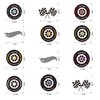 Race Car Party Decorations Wheels Tire Party Decoration Racing Car Party Decor Supplies Hanging Swirls Party Streamers 24pcs Kids Theme Birthday Party Decor Banner, Assembled and Ready to Use