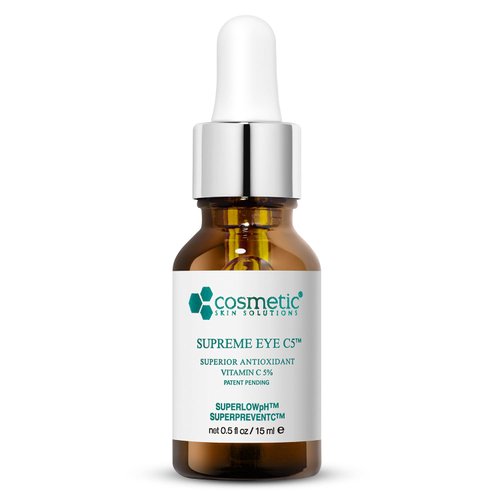 Supreme Brightening Eye Serum with 5% Vitamin C, Hyaluronic Acid and Asiatic Acid (15 mL)