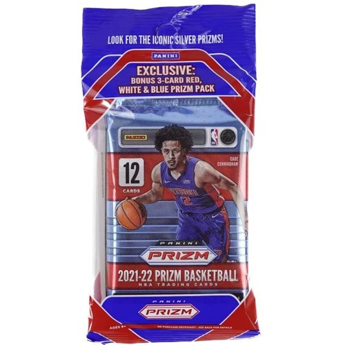 2021/22 Panini Prizm NBA Basketball Factory Sealed Cello Pack - 15 Cards per Pack