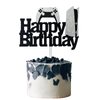 Video Game Cake Topper - Game Controller Happy Birthday Cake Decorations - PS5 Gaming Cake Topper for Boys Men's Game Theme Party
