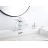 Chrome Bathroom Faucet Waterfall Glass Spout Single Handle Bathroom Sink Faucet One Hole Lavatory Basin Sink Mixer Tap Modern Deck Mount Plumbing Fixtures Unique Designer