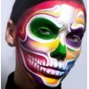 Go Ho 6 Colors Face Body Paint for Halloween Makeup,White &Black &Red&Yellow&Green&Royal Blue Face Paint,Waterproof Professional USA Flag Face Painting,Halloween Cosplay SFX Makeup Palette
