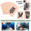 Rayyl Tattoo Practice Skin with Transfer Paper - 20PCS Tattoo Fake Skin and Stencil Paper Kit Includes 5PCS Tattoo Practice Skin and 15PCS Tattoo Transfer Paper for Beginners & Experienced Artists…