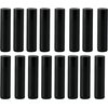 BesYouSel 50Pcs 5ml/5g Empty Plastic Lipstick Tubes, Lip Balm Containers Rotating Type Plastic Refill Lip Balm Tube with Cap,Black