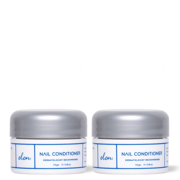 Elon Lanolin-Rich Nail Strengthener,Conditions Nails & Protects Cuticles, Recommended by Dermatologists & Podiatrists 2 Pack (7.5g jar)