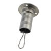 Mirror-Like Polished 316 SS for 1-1/2''(38MM) Marine Boat Yacht Caravan Fuel Tank Deck Fill/Filler with Keyless Cap