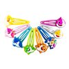 Baby Shark Kids Hair Clips for Girls Snap Clips 8 Pack Multi Color Ages 3+