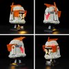 BRIKSMAX Led Lighting Kit for LEGO-75350 Clone Commander Cody Helmet - Compatible with Lego Star Wars Building Blocks Model- Not Include Lego Set