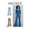 McCall Pattern Company McCall's Women's Bell Bottom Pants Sewing Patterns, Sizes 6-14