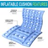 Inflatable Seat Cushions for Pressure Relief - Waffle Cushion for Pressure Sores - Bed Sore Cushions for Butt - Inflatable Seat Cushion for Travel - Pressure Sore Cushions for Sitting in Recliner