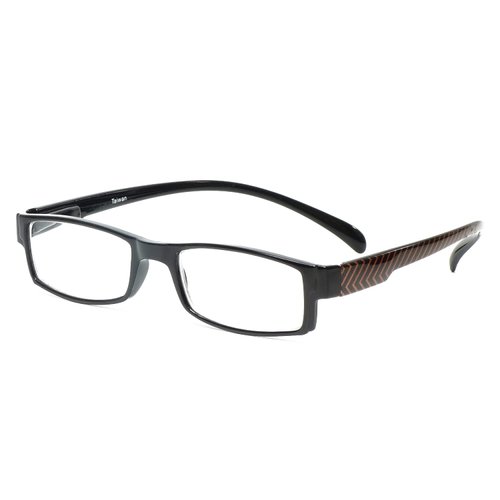 Calabria 762 51 mm Neck Hanging Reading Glasses Black & Orange Stripe +4.00