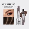 Eyebrow Pen Angled Eyebrow Brush & Dip Liquid Eyebrow Gel Long Lasting Wild Original Eyebrow Dye Waterproof Sweat-proof Espresso Color