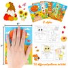 90shine 60PCS Fall Coloring Books for Kids, Thanksgiving Party Favors in Bulk Goodie Bag Stuffers Ages 2-4 3-5 4-8