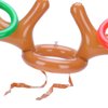 Christmas Party Games Reindeer Ring Toss Set(2Pack), Konsait Inflatable Reindeer Antler Ring Toss Game for Kids Children for Xmas Party Reindeer Games Christmas Party Games Favors Supplies
