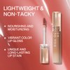 INTO YOU Lip Stain Long Lasting, Lip Gloss, Lip Tint, Lip Plumper Gloss, Glitter Lip Gloss, Liquid Lipstick, Vivid Color, Smudge-Proof, Lightweight, Naturally Moisturizing, Lip Oil For Dry Lips (G04)