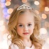 Yean Rhinestone Tiaras and Crowns Silver Crystal Tiara Headband Birthday Princess Hair Accessories for Women