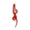 zhidiloveyou 27.6" Hanging Monkey Stuffed Animals Plush Cute Monkey Toy for Kids Adults, Red
