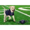 Pets First NFL Los Angeles Rams Football Dog Toy, Tough Quality Nylon Materials, Strong Pull Ropes, Inner Squeaker, NFL Team Color