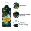 FREEBLOSS 2Pcs Chapstick Holder Keychain 1.5x3.8'' Lip Balm Holder Keychain Lightweight Lipstick Sleeve Pouch with Turtle Pattern for Women Girls