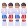 Hotusi 4Pcs Rod Foosball Soccer Table Football Men Player Replacement Parts(Red+Blue)