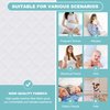 Sunny zzzZZ 6 Pack Baby Waterproof Changing Pad Liners - Quilted Thicker Ultra Soft Changing Table Cover Liners - Durable & Easy to Clean - White - 23" x 11"