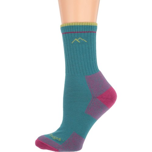 Darn Tough Women's Hiker Coolmax Micro Crew Midweight Hiking Socks (Style 1929) - Teal, Medium
