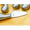 Cilio Piave Brushed Stainless Steel Cheese Knife in Wooden Box, Set of 4