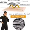 SEXYWG Women Sauna Jacket Slimming Sweat Sauna Suit Sauna Shirt Long Sleeve Workout Tops Body Shaper