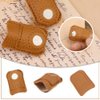 10pcs Hand-Working Sewing Thimble, Adjustable Metal Finger Shield Ring, Leather Coin Finger Protectors, Sewing Thimble Rings Cap Metal Shield for Knitting Quilting DIY Craft Tools
