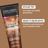 John Frieda Collection Brilliant Brunette Shine Release Moisturizing Conditioner with Enriching Technology for All Shades 8.45 Oz. (1 Bottle)