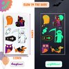 Halloween Glow-in-the-Dark Tattoo Stickers 134 Styles (20 Sheets) Glowing Temporary Tattoos Holiday Decorations for Halloween Candy Party Bag Fillers Birthday Gifts Game Toys Craft Supplies