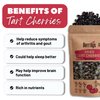 Dried Cherries, Unsweetened, Tart, Berrilys,16 oz, Pitted, Kosher, Unsulfured, Sour, No Added Sugar, No Preservatives, No Oil, Non-GMO