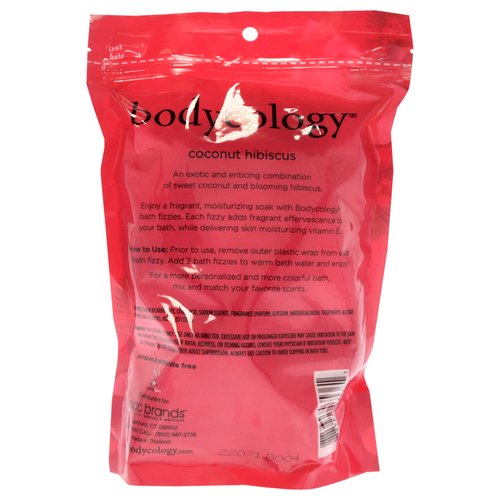 Bodycology Coconut Hibiscus Bath Bomb Women 8 x 2.1 oz
