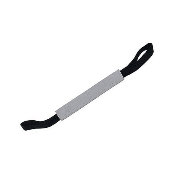 Redline K9 Firm Flat Rolled Leather 10" Tug Toy 2 Handles Dog Toy