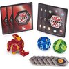 Bakugan Starter Pack 3-Pack, Pyrus Trunkaious, Collectible Action Figures, for Ages 6 and up