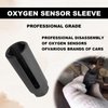 Oxygen Sensor Socket, 3/8-Inch Drive x 7/8” (22mm) O2 Sensor Socket with Side Wire Cutout, Preventing Damage to Wires, Fit All Vehicle O2 Removal and Installation